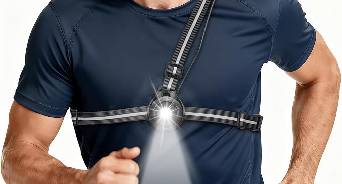 Chest-mounted running torch
